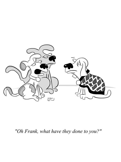 'Oh Frank, what have they done to you?'