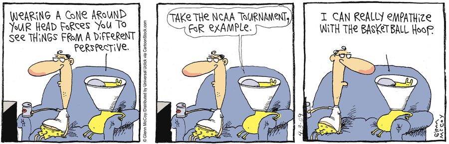 'I can really empathise with the basketball hoop.'