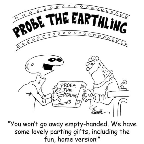 'You won't go away empty-handed. We have some lovely parting gifts, including the fun, home version!'