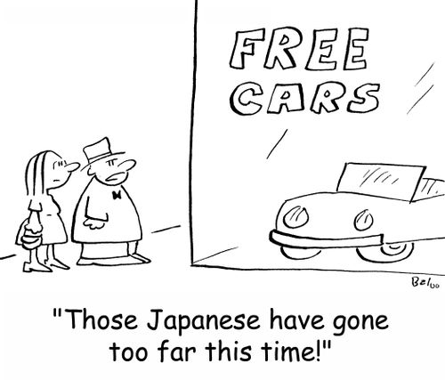 'Those Japanese have gone too far this time!'