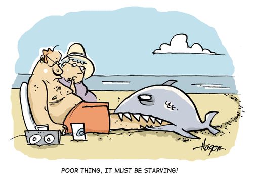 Poor thing, it must be starving!