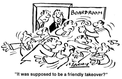 It was supposed to be a friendly takeover?