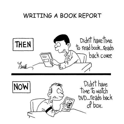 Writing A Book Report.