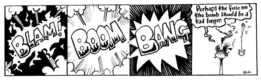 Watch Tower strip 2 - Short fuse on Bomb