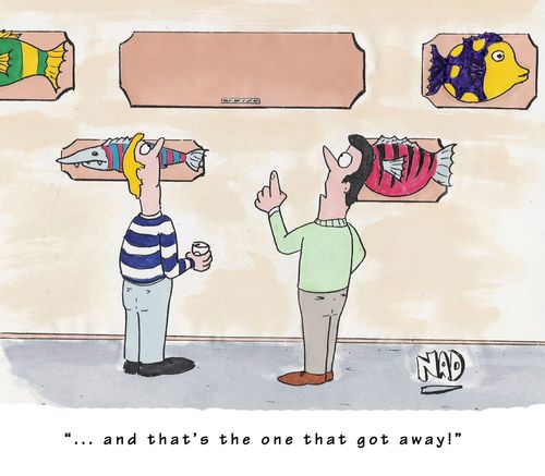 '...and that's the one that got away!'
