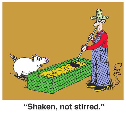 'Shaken, not stirred.'