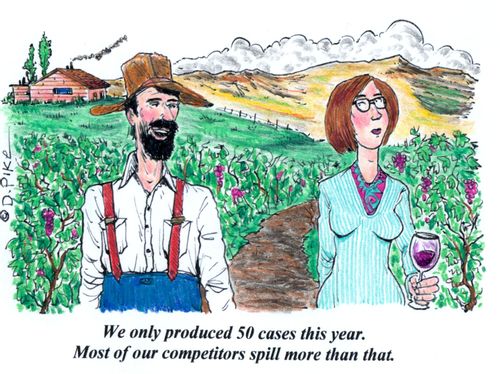 'We only produced 50 cases this year. Most of our competitors spill more than that.'