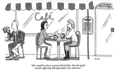 He wouldn't been a great third date, but not quite worth suffering through dates one and two.