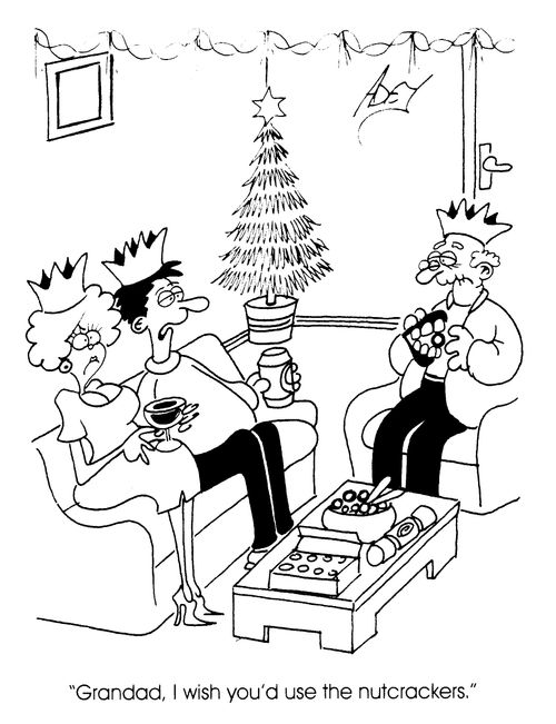 "I wish you'd use the nutcrackers."