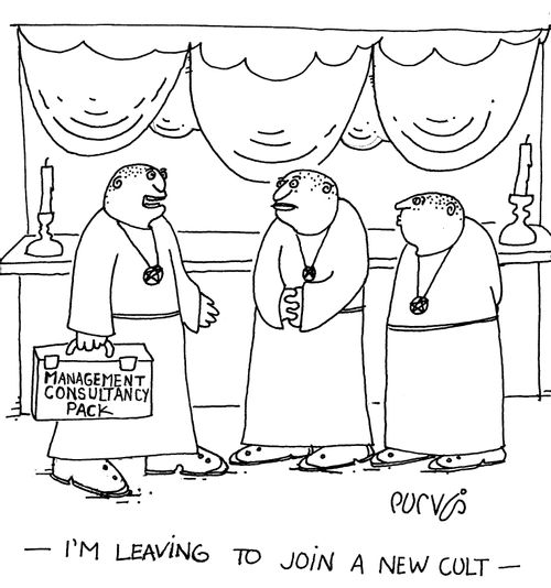 "I'm leaving to join a new cult"