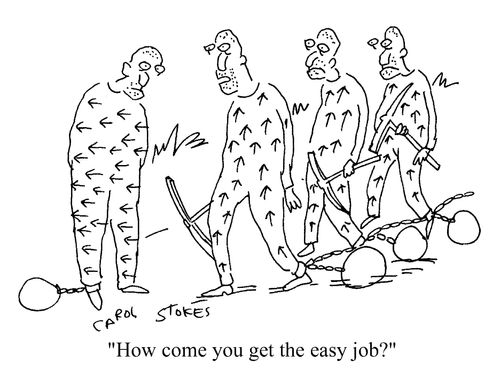 'How come you get the easy job?'