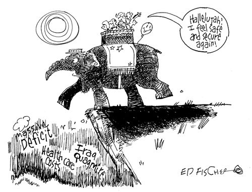 Republicans on a cliff edge.