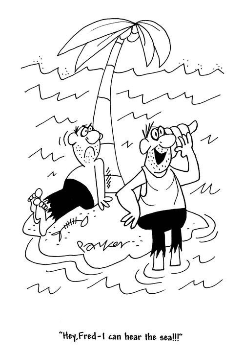 'Hey,Fred- I can hear the sea!'