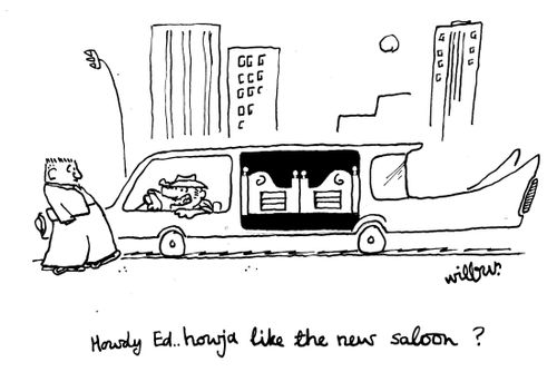 Howdy Ed.. howja like the new saloon?