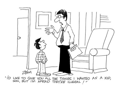 'I'd like to give you all the things I wanted as a kid, son...'