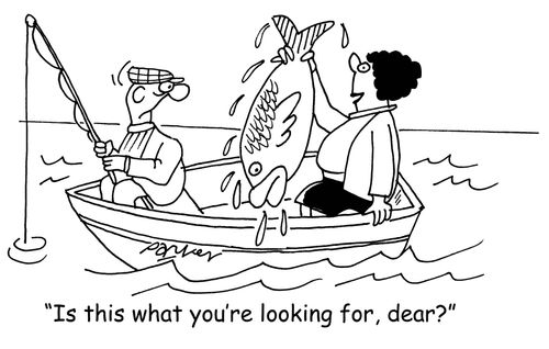 'Is this what you're looking for, dear?'