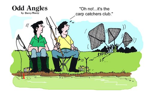 Odd Angles,a monthly strip on coarse angling