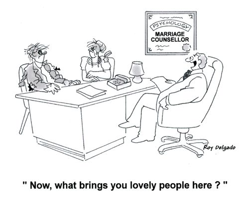 'Now what brings you lovely people here?'