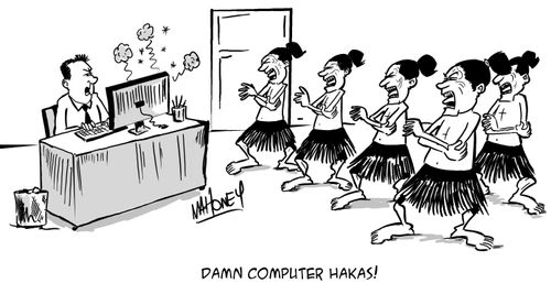 'Damn computer hakas'