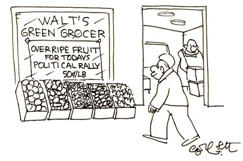 Fruit for Today's Political Rally.