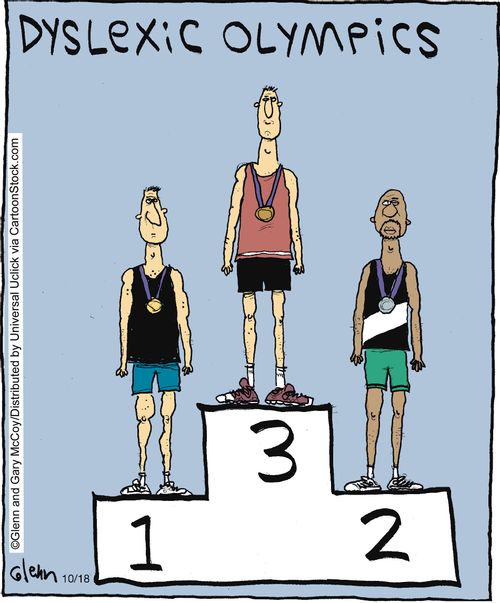 Dyslexic Olympics.