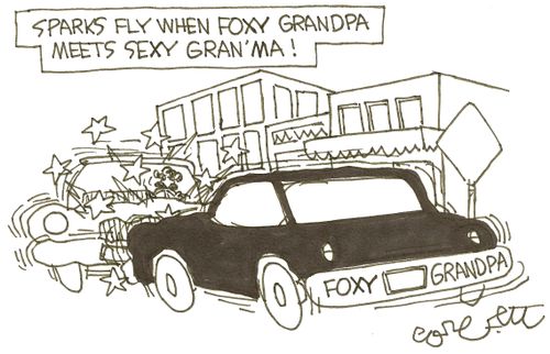 Sparks fly when foxy grandpa meets sexy gran'ma!