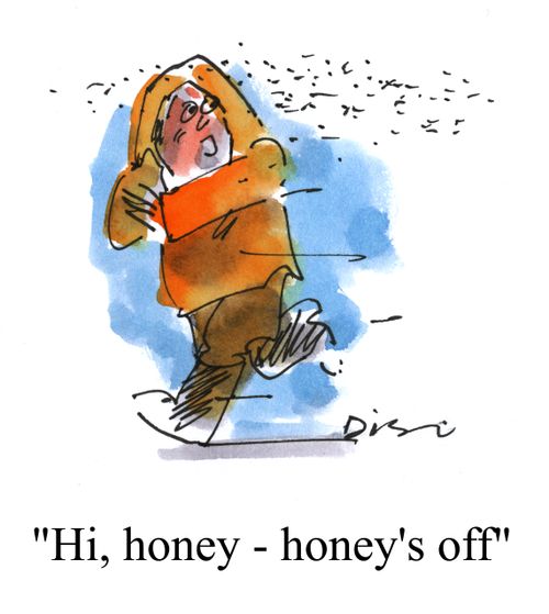 'Hi honey, honey's off.'