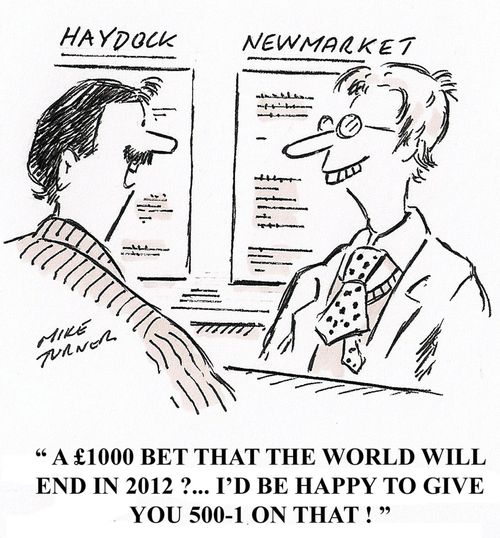 End of the world bet.