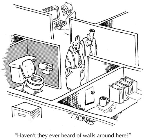 'Haven't they ever heard of walls around here?'