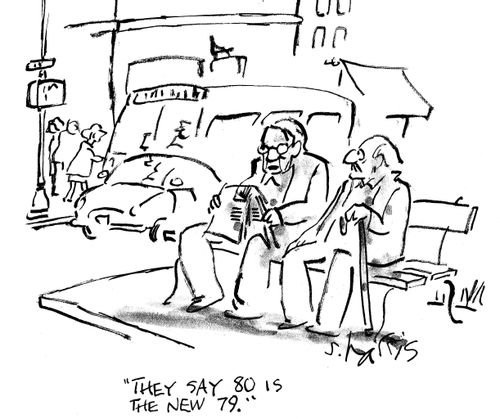 'They say 80 is the new 79.'