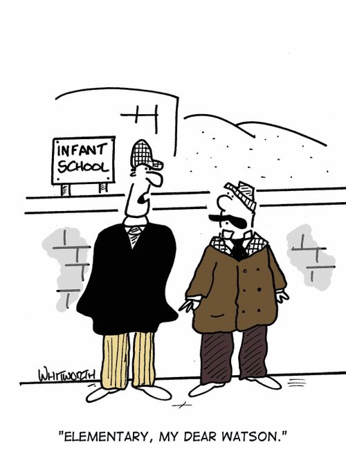 'Elementary, my dear Watson.'