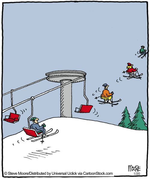 Speedy ski lift.