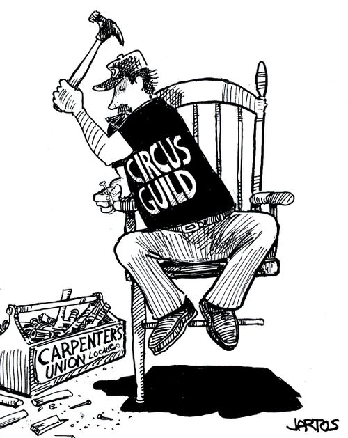 Circus guild - carpenters union.