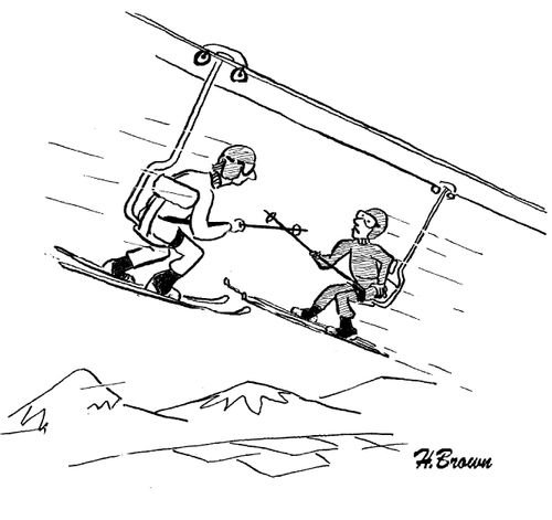 Ski Lift Duel.