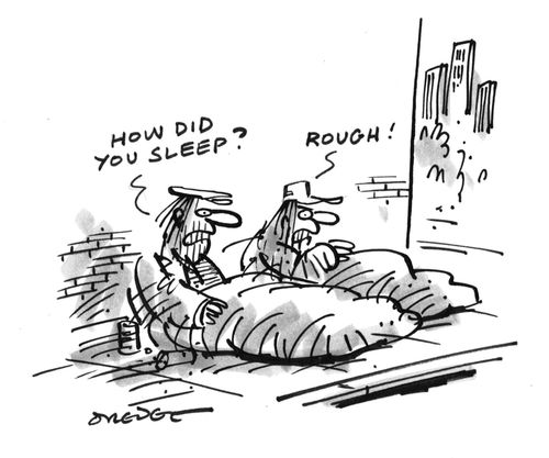 'How did you sleep?'