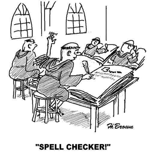 'Spell checker!'