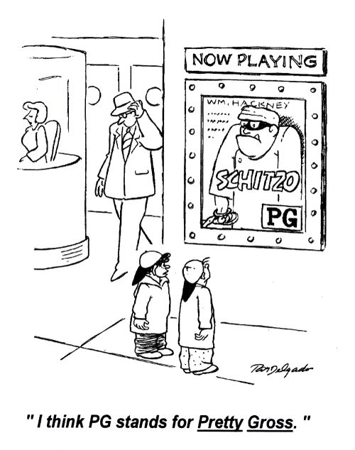 'I think PG stands for pretty gross.'