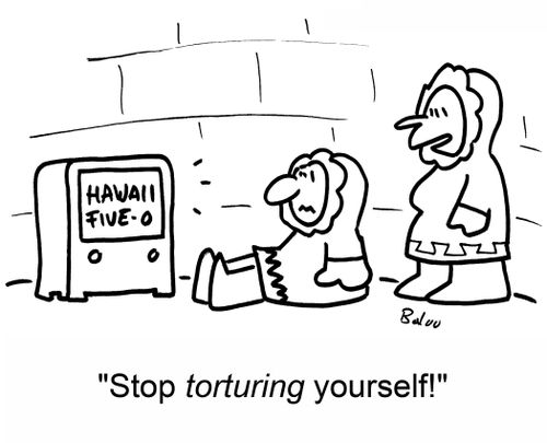 'Stop torturing yourself!'