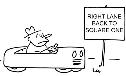 Right Lane Back to Square One.