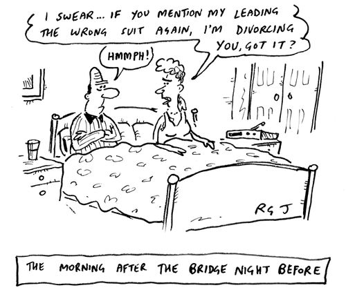 'The Morning after the bridge night before.'