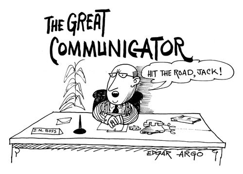 The Great Communicator.