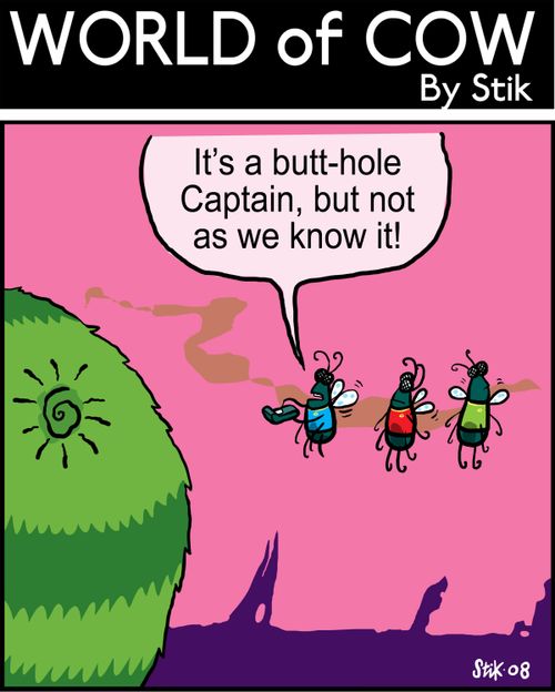 It's a butt-hole Captain, but not as we know it!