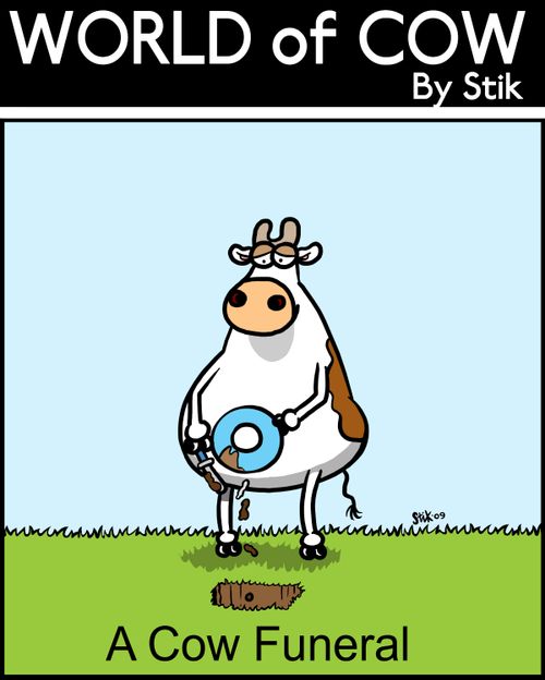 A Cow Funeral.