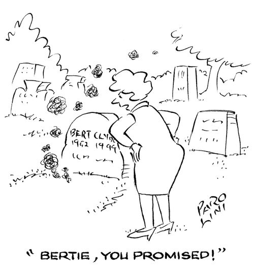 'Bertie, you promised!'