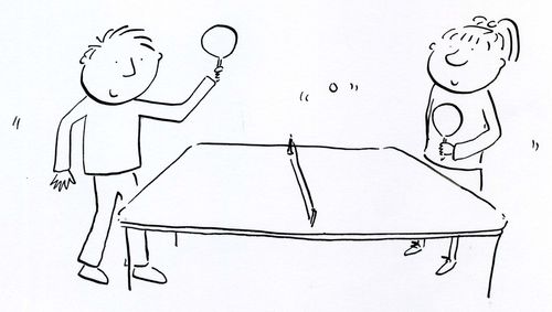 Table tennis.
