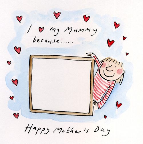 I love my mummy because...