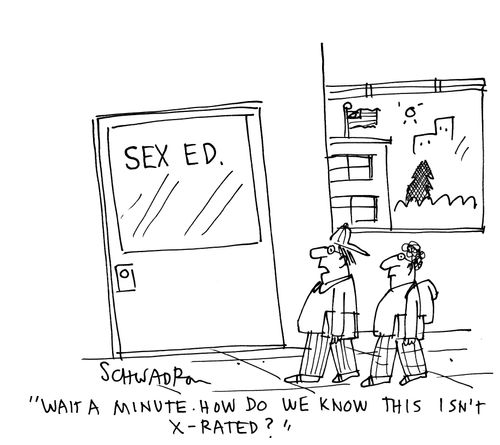 'Wait a minute. How do we know this isn't x-rated?'