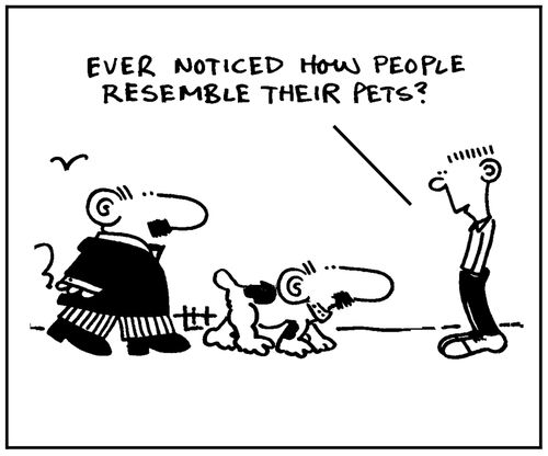 'Ever noticed how people resemble their pets?'