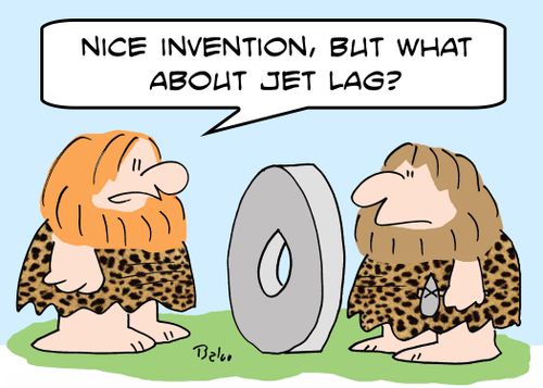'Nice invention, but what about jet lag?'