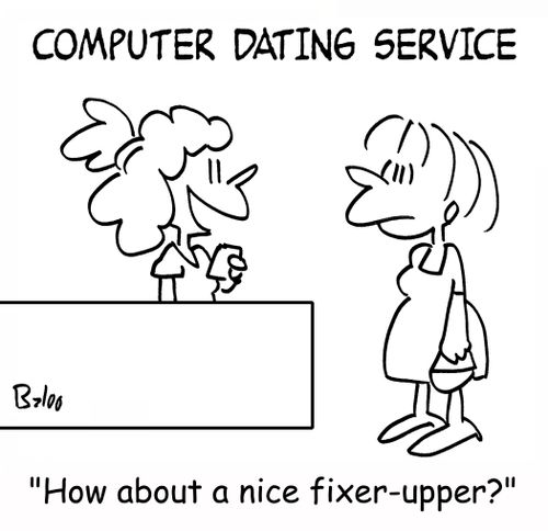COMPUTER DATING SERVICE, 'How about a nice fixer-upper?'